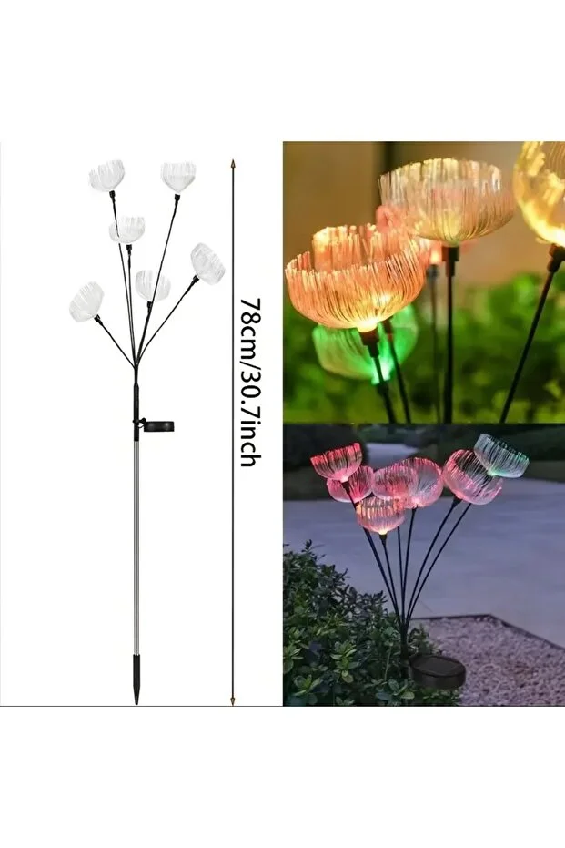 GÜNEŞ ENERJİLİ 6 TOP LED SARI RENK DENİZ ANASI LED BAHÇE AYDINLATMA SOLAR BAHÇE SÜSÜ SGE1004 1adet GÜNEŞ ENERJİLİ 6 TOP LED SARI RENK DENİZ ANASI LED BAHÇE AYDINLATMA SOLAR BAHÇE SÜSÜ SGE1004 1adet
